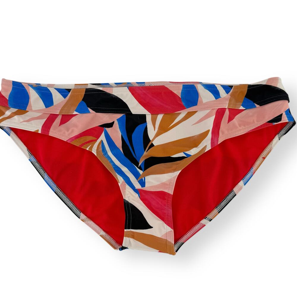 Prana Ramba Bikini Bottom Size XL Tropics Full Coverage Bathing Swim Suit